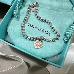 Tiffany&Co. Return to Tiffany® Heart Tag Bead Bracelet